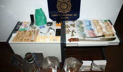 DRUGS: As well as tools to prepare doses were seized in the operation.