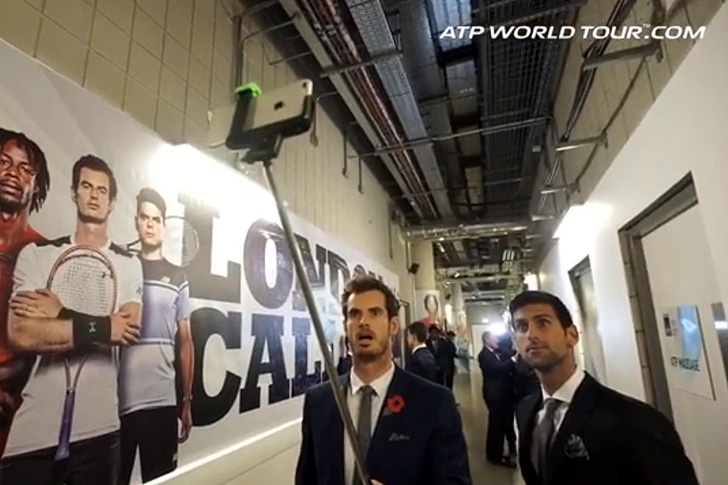 Andy Murray and Novak Djokovic.