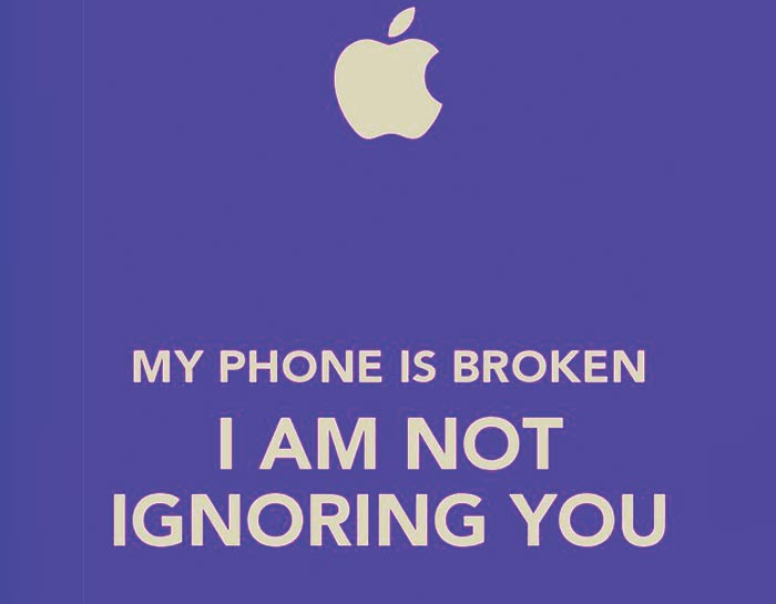 my phone is broken iPhone, Samsung