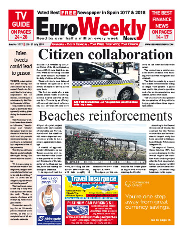 Euro Weekly News - Axarquia 25 - 31 July 2019 Issue 1777