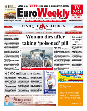 Euro Weekly News - Mallorca 25 - 31 July 2019 Issue 1777