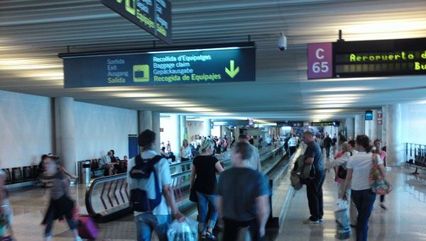 BUSY AIRPORTS: The number of passengers visiting Mallorca is up.