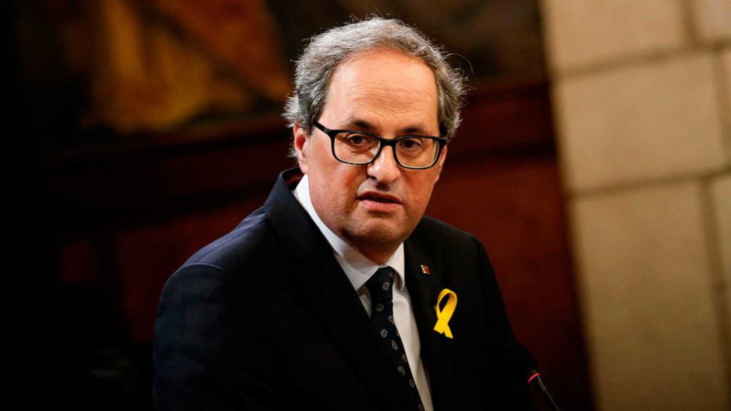 Catalan chief faces trial during his electoral campaign