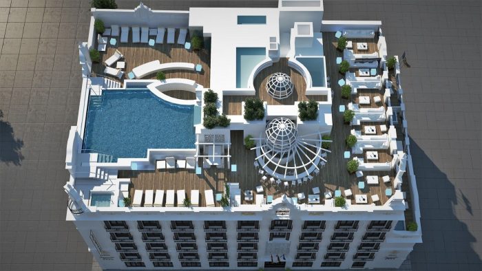 Artists visualisation of the new luxury hotel