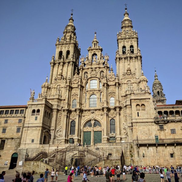 RESTING PLACE: The cathedral at Santiago de Compostela.