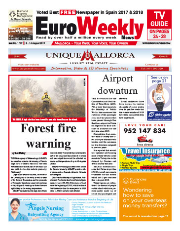 Euro Weekly News - Mallorca 8 - 14 August 2019 Issue 1779