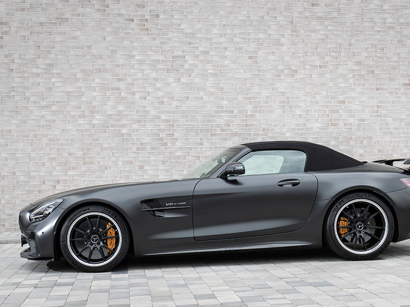 Mercedes-AMG GT R Roadster ready for the Autobahn.