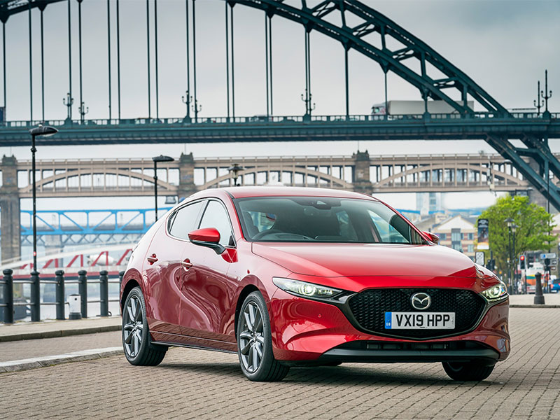 MAZDA3: Has a cool new look.