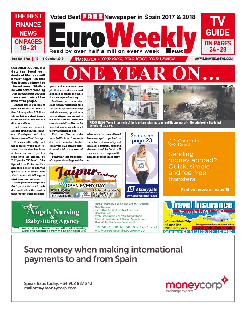 Mallorca 10 - 16 October 2019 Issue 1788