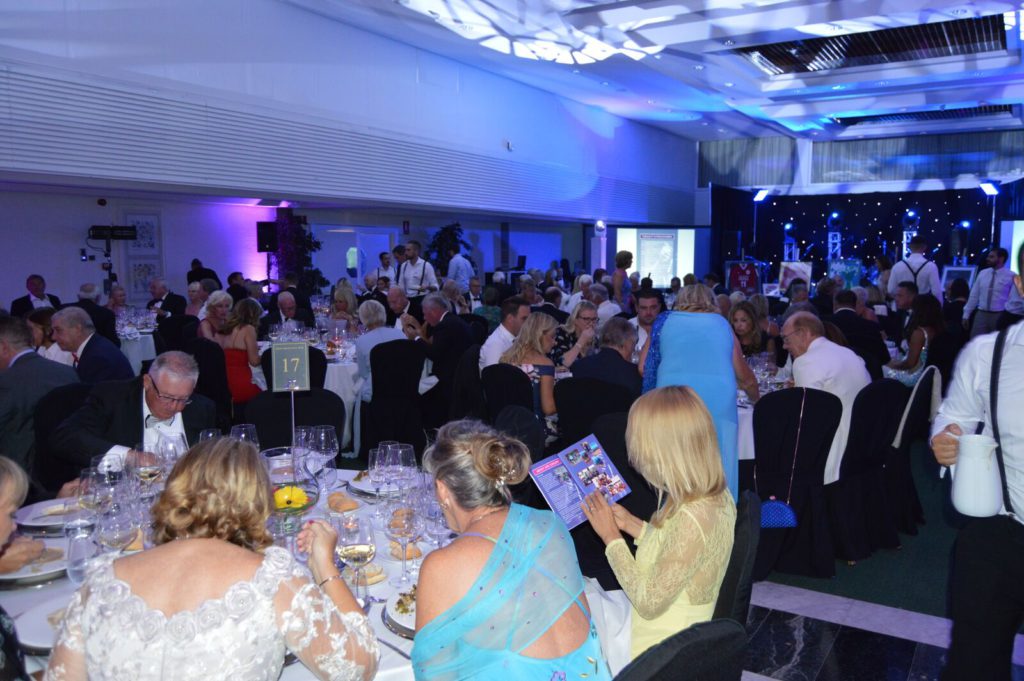 Guests at the Gala enjoy dinner