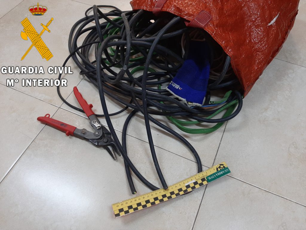 NICKED: The Guardia Civil have linked the suspect to 27 similar-style robberies. CREDIT: Almeria Guardia Civil
