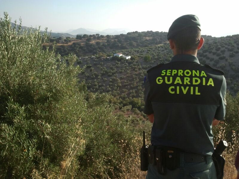Image of a Guardia Civil Seprona officer.
