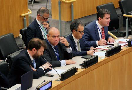 The Gibraltar delegation at the UN 2019 Credit: HM Government of Gibraltar