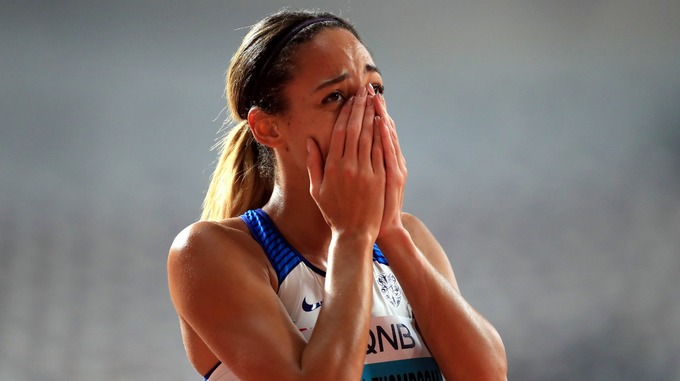 Katarina Johnson-Thompson has broken the British record