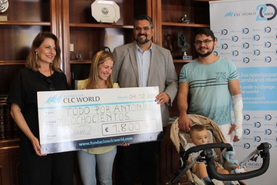 World Foundation Donates €1,800 To 15-Month-Old Mijas Boy