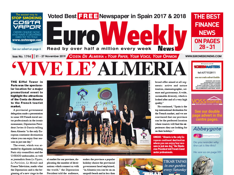 Costa de Almeria 21 - 27 November 2019 Issue 1794