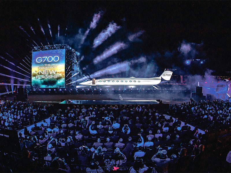 Gulfstream G700 the Industry’s New Flagship is launched.