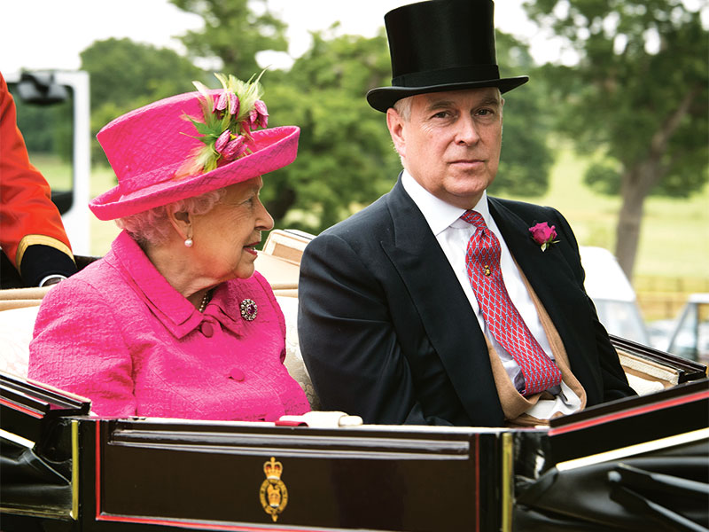 PRINCE ANDREW: Claims he ‘never had sexual intercourse with that woman.’