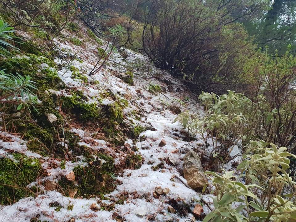 First snowfall in autumn recorded in Mallorca