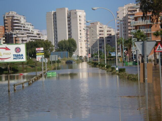 Extreme weather conditions in Calpe