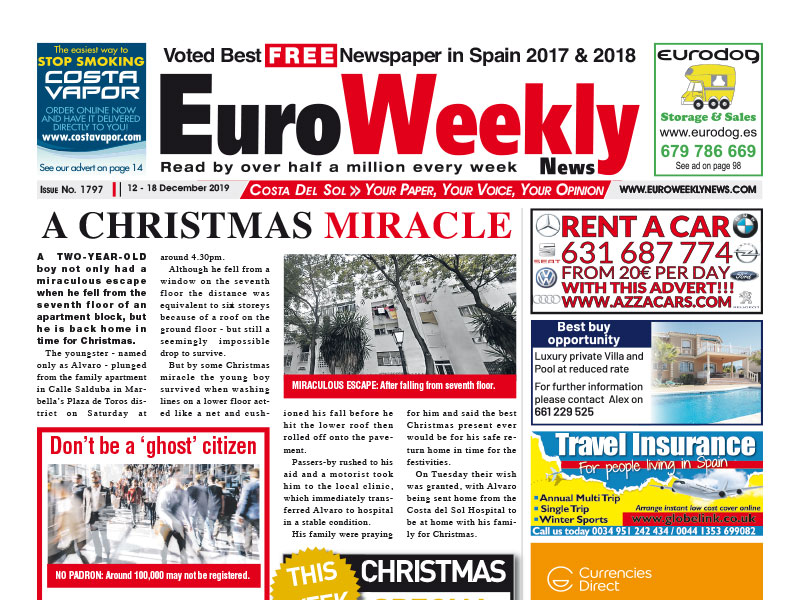 Costa del Sol 12 - 18 December 2019 Issue 1797