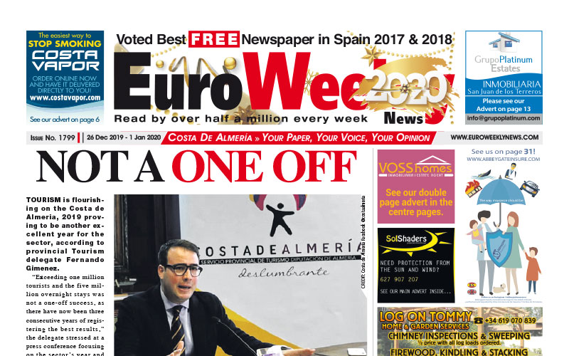 Costa de Almeria 26 December 2019 - 1 January 2020 Issue 1799