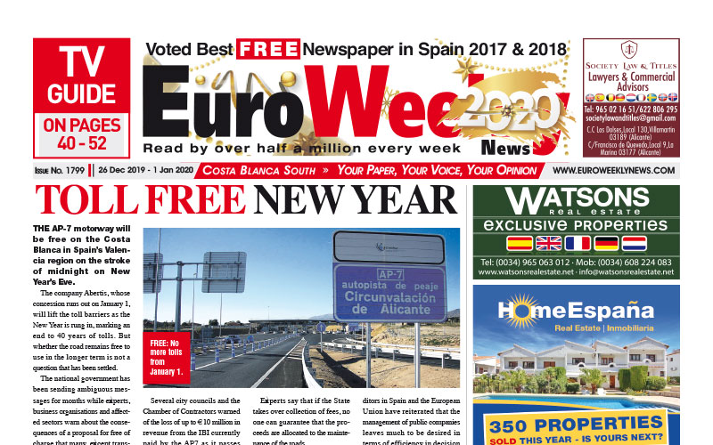 Costa Blanca South 26 December 2019 - 1 January 2020 Issue 1799