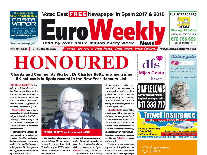 Euro Weekly News - Costa del Sol 2 - 8 January 2020 Issue 1800