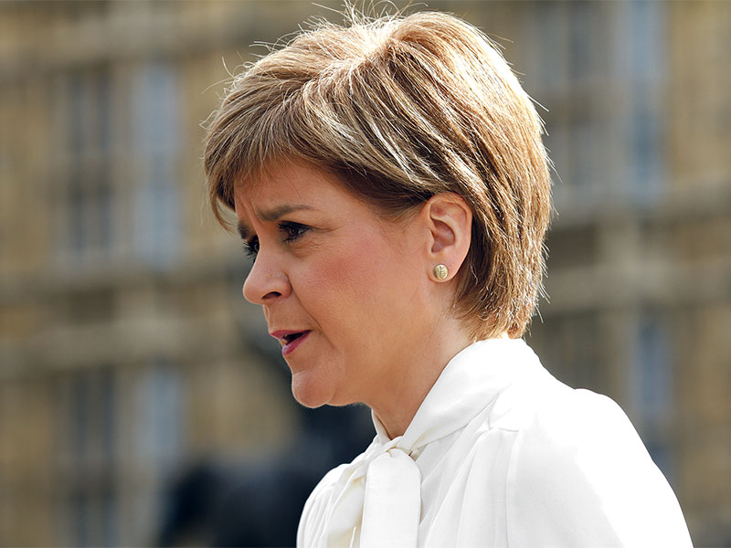 NICOLA STURGEON: Leader of the Scottish National Party (SNP).