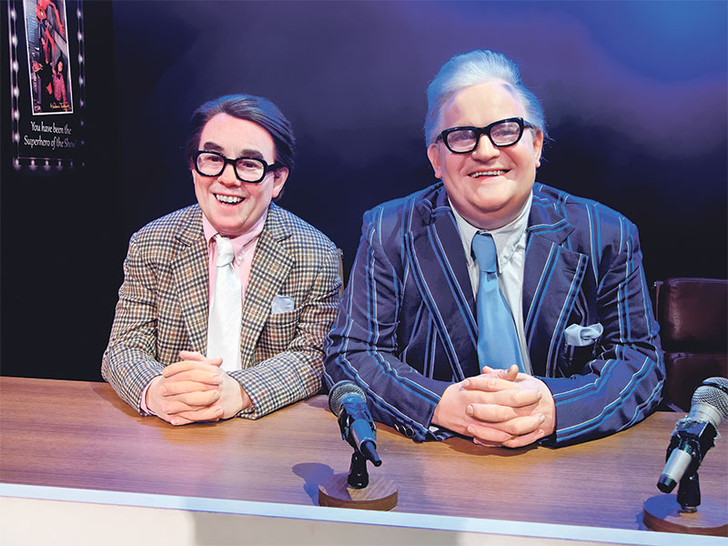 THE TWO RONNIES: The old jokes are the best.
