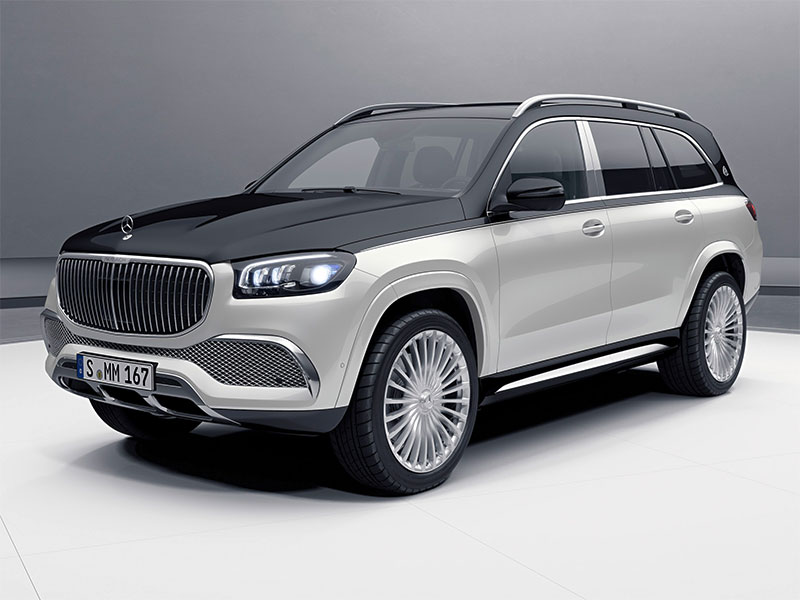 The Maybach GLS 600 4MATIC - a presence on the road.