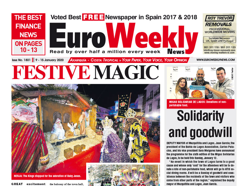 Euro Weekly News - Axarquia 9 - 15 January 2020 Issue 1801