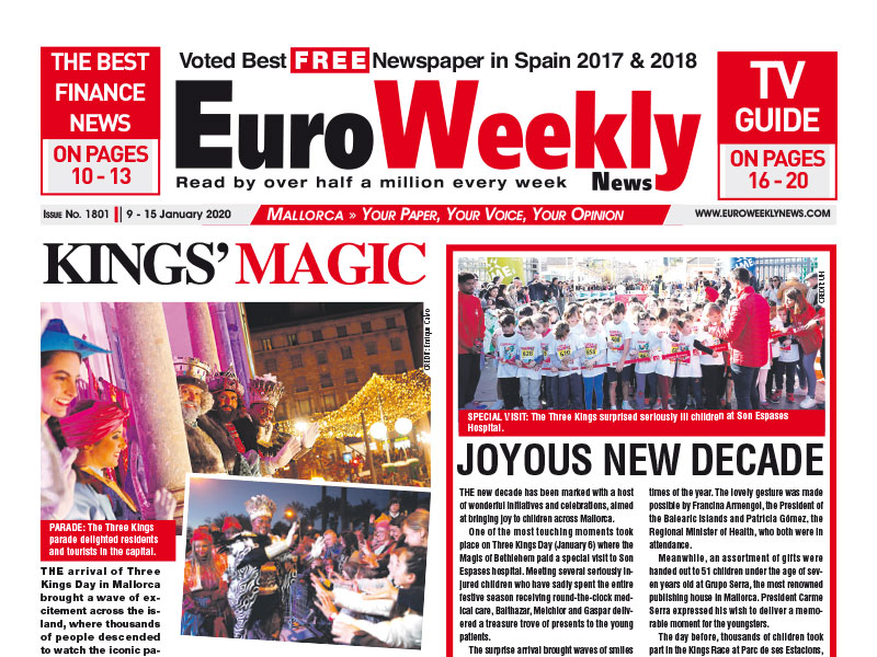 Euro Weekly News - Mallorca 9 - 15 January 2020 Issue 1801