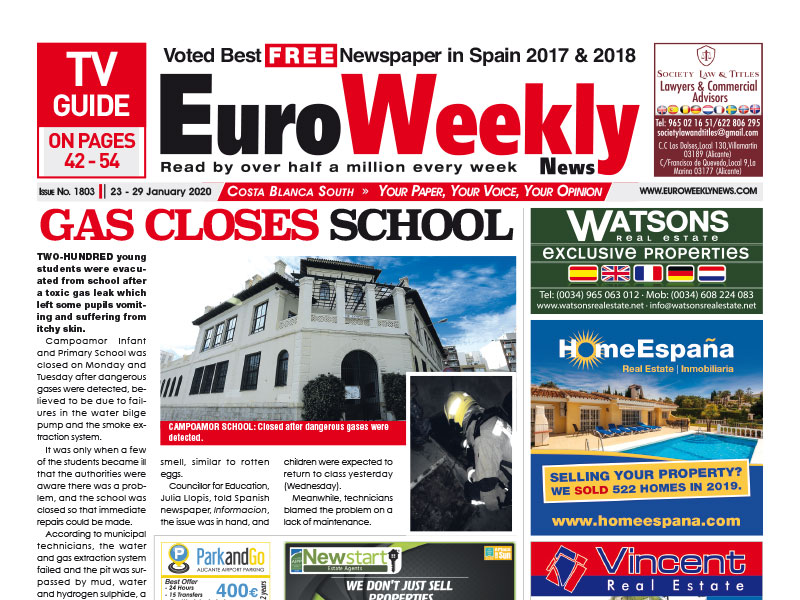 Costa Blanca South 123 - 29 January 2020 Issue 1803