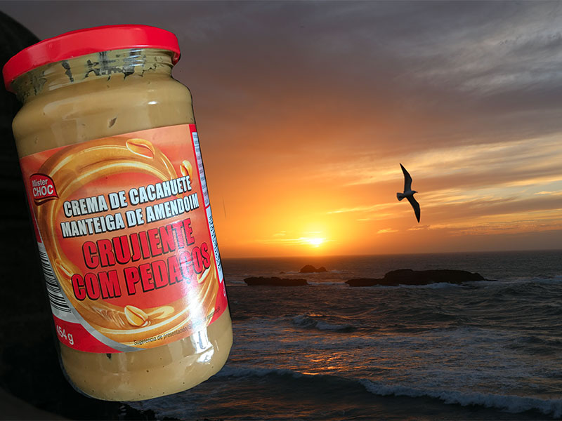 Sheer joy: Sunsets and crunchy peanut butter.