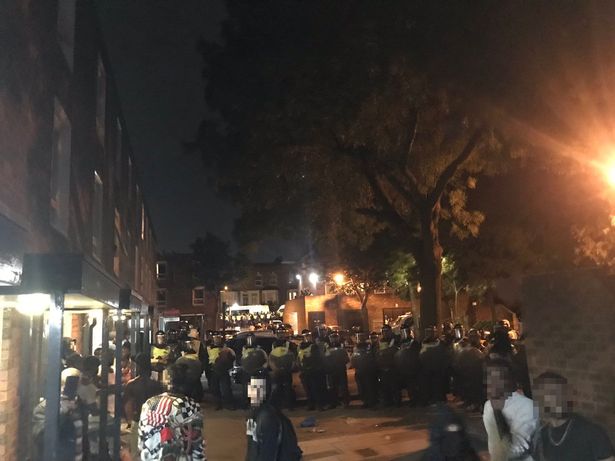 London Riot Police Battered with Bottles in Running Street Battles for Third Night