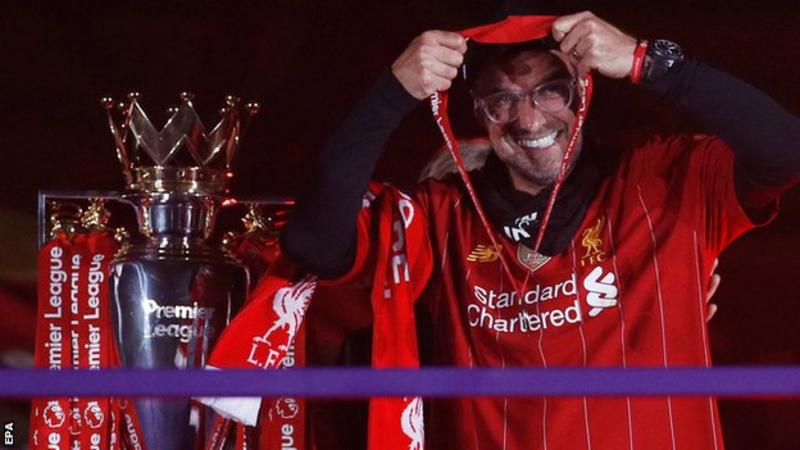 Jurgen Klopp named League Managers' Association Manager of the Year