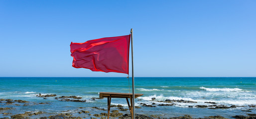 Red Flags Beach Spain