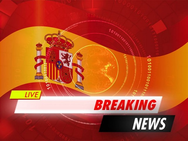 Massive Fire Breaks out in Malaga Spain