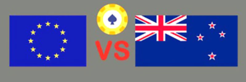 European Vs. New Zealand Gambling Regulations