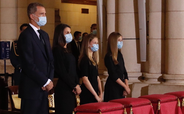 Spanish royals attend memorial