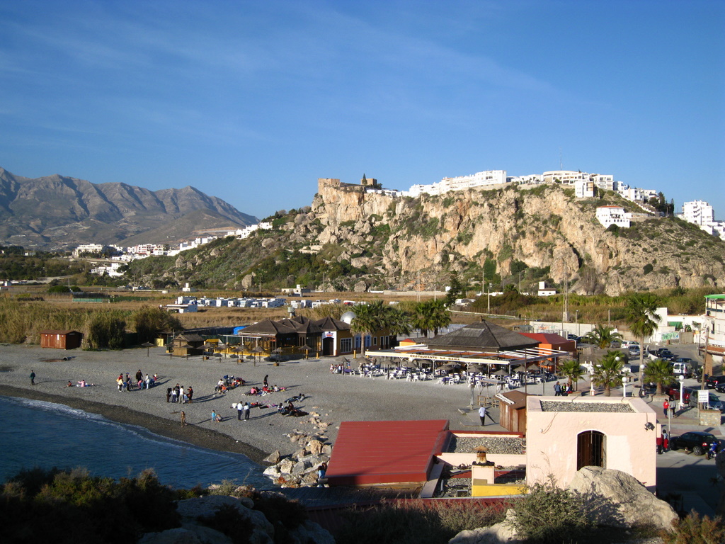 Salobreña beach and castle