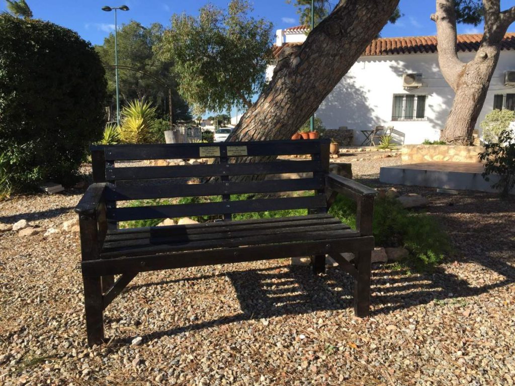 Bench of Remembrance at the Church in the Community of Campoverde