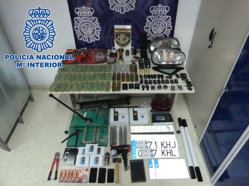 Costa Blanca vehicle-related crime gang arrested