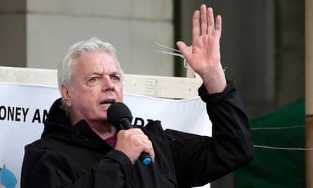 David Icke has been banned from Twitter over anti-Covid comments