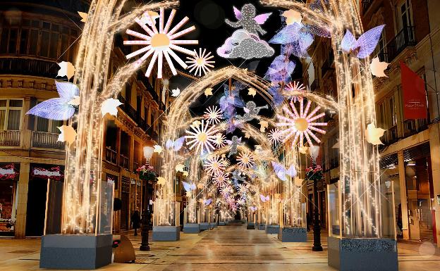 Malaga Christmas lights go on this evening