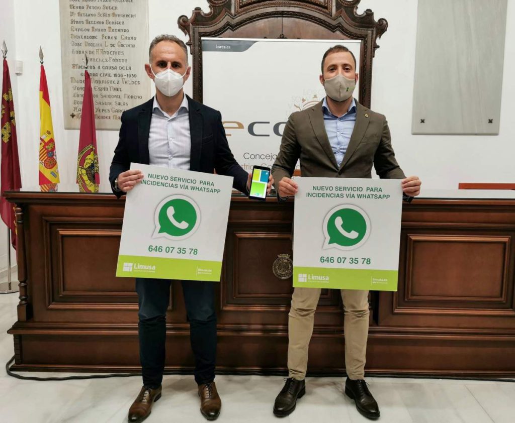 WhatsApp number now available for Lorca residents to report incidents