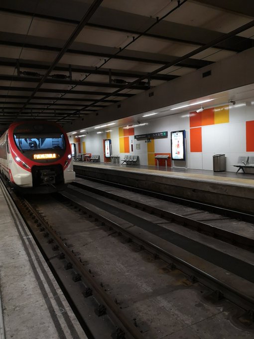 Malaga Metro brings forward its last weekend services