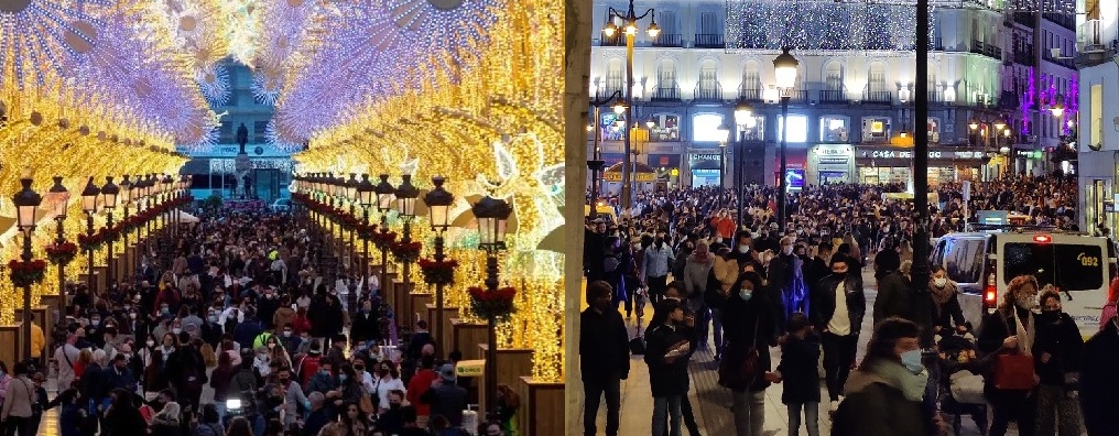 Social media lit up over Christmas lights