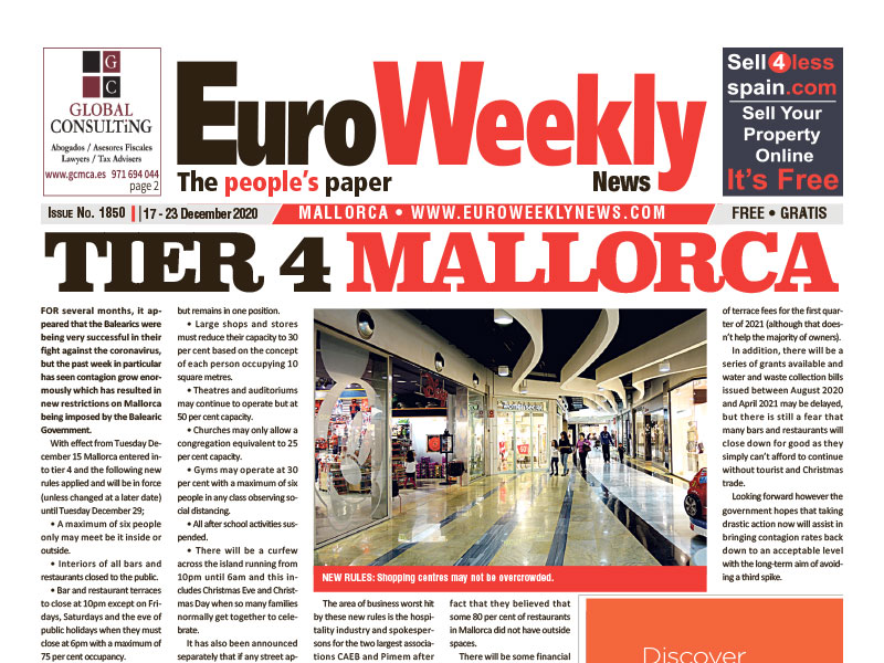 Mallorca 17 - 23 December 2020 Issue 1850